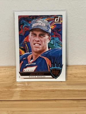 2025 Donruss All-Time Gridiron Kings John Elway #ATGK-JEY - Image 1 of 2