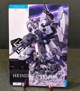 Colección de tarjetas Gundam LA BRUJA DEL MERCURIO/2-037 HEINDREE STURM/BANDAI JAPÓN - Imagen 1 de 2