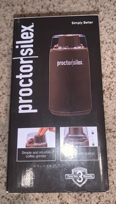 Molinillo de café eléctrico Proctor Silex para granos especias y más cuchillas de acero inoxidable Foto 1 de 2