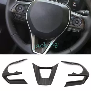 Para Toyota RAV4 2019-2025 Corolla Cross madera melocotón grano moldura volante coche - Imagen 1 de 7