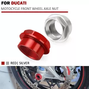 Front Wheel Axle Nut for DUCATI 1098 S/R 1198 Panigale 955 V2 1299 1199 899 959 - Picture 1 of 9