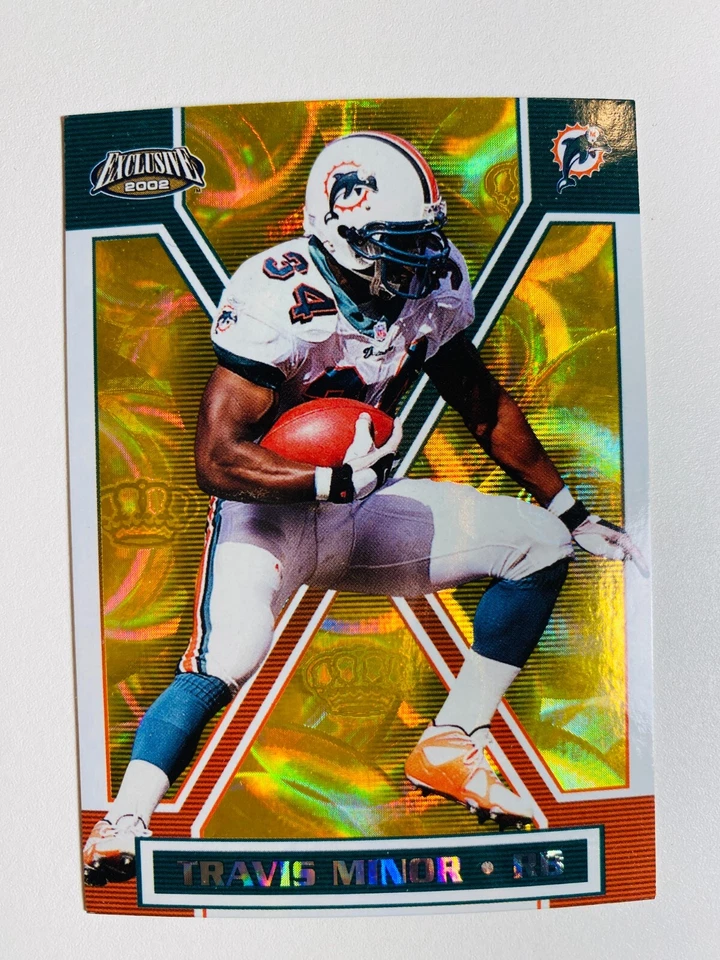 2002 PACIFIC EXCLUSIVE #90 TRAVIS MINOR ROOKIE NM-MT NFL FOOTBALL CARD - Image 1 of 1