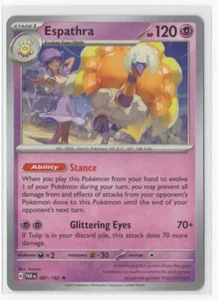 Pokemon Paradox Rift NON Holo Rare Espathra - 081/182 - DECK EXCLUSIVE - Picture 1 of 2