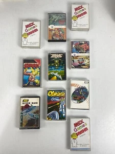 Vintage MSX sakhr Program Cassette Tape Game Zanac Alpha Roid Commodore 64 صخر - Afbeelding 1 van 5
