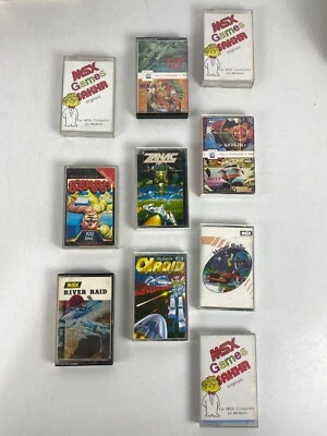 De colección MSX sakhr Programa Cassette Cinta Juego Zanac Alpha Roid Commodore 64 صخر Foto 1 de 4