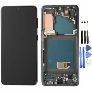 Screen Replacement for Samsung S21 LCD Display Touch Black (No Fingerprint) - Imagen 1 de 9
