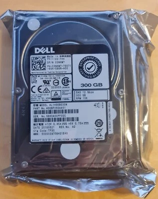 300GB SAS 12G 10.5k 128MB 2.5" Toshiba AL14SEB030N HDD Dell HP EMC 3PAR Server - Image 1 of 2