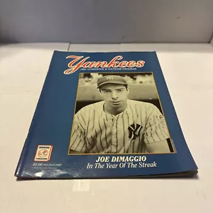 1991 New York Yankees Scorebook & Souvenir Programm mit Joe DiMaggio Cover - Bild 1 von 2