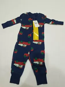 NEU MIT ETIKETT HANNA ANDERSSON DISNEY MICKY TRADITIONS BIO-PYJAMA MIT REISSVERSCHLUSS, 50 CM, 0-3 MONATE - Bild 1 von 4