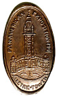 LONGATED CENT ~ 1901 PAN-AM EXPO. ~ ELEKTRISCHER TOWER OBV. & RÜSTUNG CO. REV.