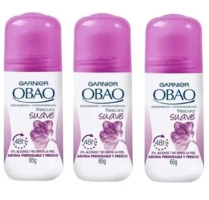 Garnier Obao Deodorant No Alcohol, Frescura Intense Suave 48h 65g 3bottle ✅ - Picture 1 of 1