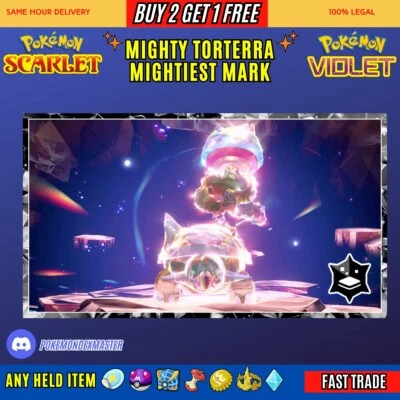 Pokemon Scarlet And Violet  - ✨Mighty Torterra w/ Mightiest Mark Torterra✨ - Image 1 of 2