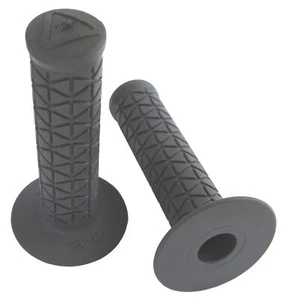 AME old school BMX bicycle grips - TRI - GRAY GREY - Picture 1 of 1