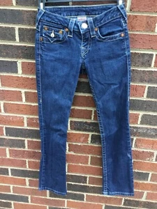 Pantalones de mezclilla True Religion para niñas 24 botas de tiro alto RN#112790 - Imagen 1 de 4
