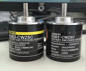 1x OMRON 2000P Incremental Rotary Encoder 2000p/r 6mm Shaft 5-24vdc E6B2-CWZ6C - Picture 1 of 12
