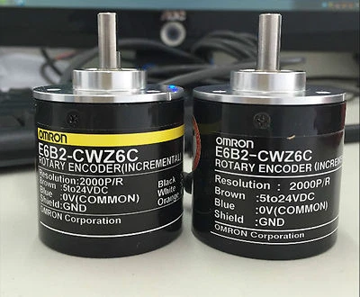 1x OMRON 2000P Incremental Rotary Encoder 2000p/r 6mm Shaft 5-24vdc E6B2-CWZ6C - Image 1 of 4