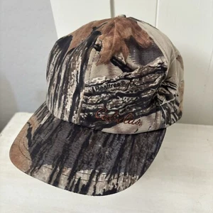 Vintage Cabelas Realtree Camo SHORT BILL Hunting Cap Size L Ear Flaps Velour USA - Picture 1 of 15
