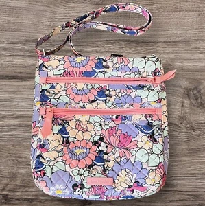 Vera Bradley Minnie Mouse Garden Party Triple Zip Hipster Crossbody Purse NWOT - Picture 1 of 3