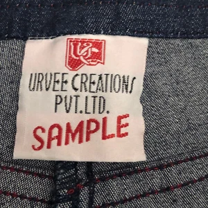 URVEE CREATIONS SAMPLE JEANS WAIST 28 (BIN 198 ) - Picture 1 of 7