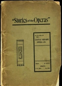 SAMMLUNG GESCHICHTEN OPERN SCHLOSSPLATZ OPERA ST LOUIS 1904 MUSIK BIER RR WERBUNG ++ - Bild 1 von 5