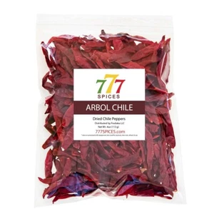 4Oz Chile De Arbol. Dried Arbol Whole Chilies Red Peppers S17, Chili Pods for Au - Picture 1 of 5