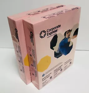 2 Reams of Corporate Express PINK 8-1/2 x 11 COPY PAPER 20 lb. 500 Sheets - Picture 1 of 6