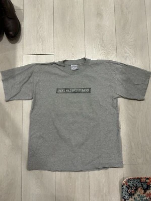 Camisa De Colección Dave Matthews Band 2002 Gira - Adulto Grande Y2K Gris Propietario Original Foto 1 de 4