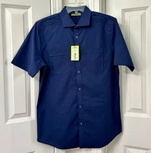 Murano Herren Slim Fit Kurzarm Webhemd, Gr. M - Bild 1 von 5