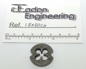 1BA (British Association) Button Die, 1" OD, 0,17" dick, HSS. - Bild 1 von 2