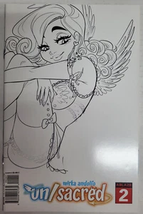 Un/Sacred vol. 1 #2 Mirka Andolfo B&W Sketch Variant Cover (D) ABlaze Media 2019 - Bild 1 von 20