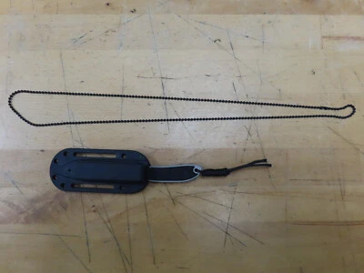 Columbia River F4-12, Kit Carson Designed Neck Knife w/ Sheath & Chain (Taiwan) - Image 1 of 4