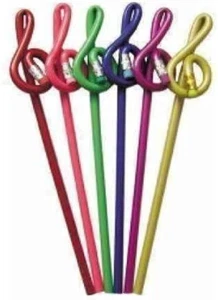G Clef Treble Clef Pencils (Pack of 10) - Picture 1 of 12