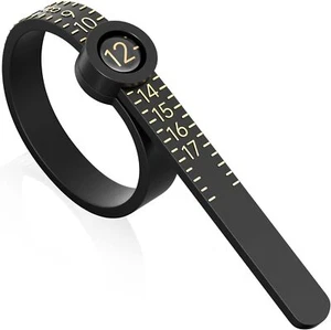 Anello Misuratore 1-17 REIDEA Strumento di Misura con Vetro Ingrandito Riutilizzabile Dito Si... - Foto 1 di 3