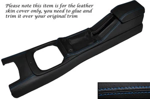 FUNDA CONSOLA CENTRAL PUNTADA AZUL + FUNDA REPOSABRAZOS SE ADAPTA A FORD SIERRA COSWORTH MK1 - Imagen 1 de 3