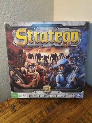 Stratego The Classic Game of Battlefield Strategy READ - Image 1 of 4