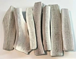 BEST VALUE! 3 POUNDS of Seasoned Elk/Deer Split Antler Dog Chews: size LARGE/XL - Picture 1 of 3