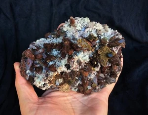 Rare Red Apophyllite Natural Specimen, Zeolite Mineral/Crystal - Picture 1 of 7
