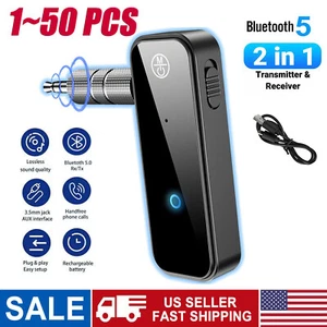 USB Wireless Bluetooth Transmitter Empfänger für Auto Musik Audio Aux Adapter Posten - Bild 1 von 9