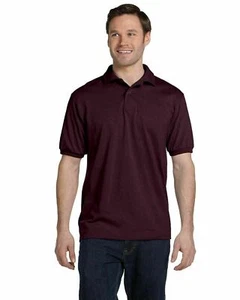 Hanes Men's Golf Shirt Blended Polo Sport Shirt Sizes S-5XL 14 Colors 054X - Picture 1 of 42