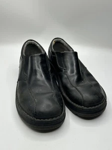 Dr. Martens Doc Orson Men's 7 Black Leather Slip On Loafers Shoes Issues - Picture 1 of 11