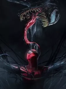 Venom Marvel Comic Art Tribute Art Print 11 Inch X 17 Inch High Gloss 11 Mil - Picture 1 of 2