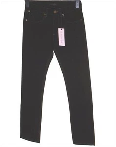 Neu authentische superfeine Skinny Sly Herrenjeans £145 hergestellt in Italien W28 rauchschwarz - Bild 1 von 3
