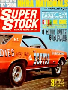 1967 Barracuda 383, 1966 vs 1967 GTO, more in vintage Super Stock Magazine - Imagen 1 de 2
