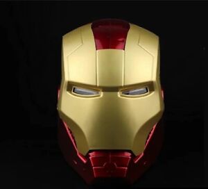Marvel Ironman Maske PVC Avengers Helm Cosplay 1:1 Licht LED Actionfigur Spielzeug