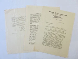 1919 Olds Motor Works of Canada Oldsmobile Factory Dealer Bulletin Letter 3 Page - Picture 1 of 7
