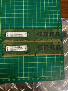 PNY 2GB(2X1GB) DDR2 A0QIT 138854.6 Desktop Memory - Picture 1 of 2