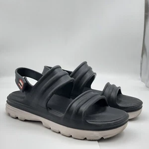 Hunter Bloom Algae Foam Sandal sandals sz 9 slingback vegan water shoes black - Picture 1 of 11