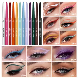 Colorful Liquid Eyeliner Pencil Makeup Long Lasting EyeShadow Eye Liner Gel Pen= - Picture 1 of 25