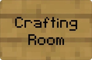 Crafting Room Small Tin Sign - Picture 1 of 1