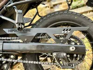 Chain Guard - Black - for Royal Enfield Himalayan Scram 411 - Picture 1 of 2